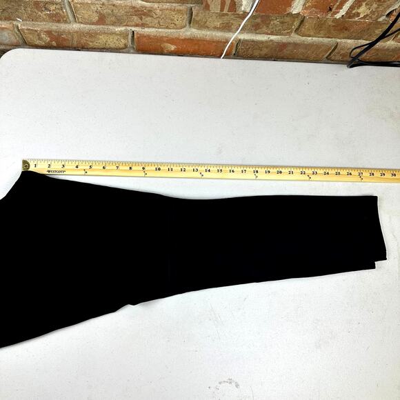 Banana Republic Women's Sloan Moto Zip Black Ankle Pants - Size 4 - Picture 9 of 9